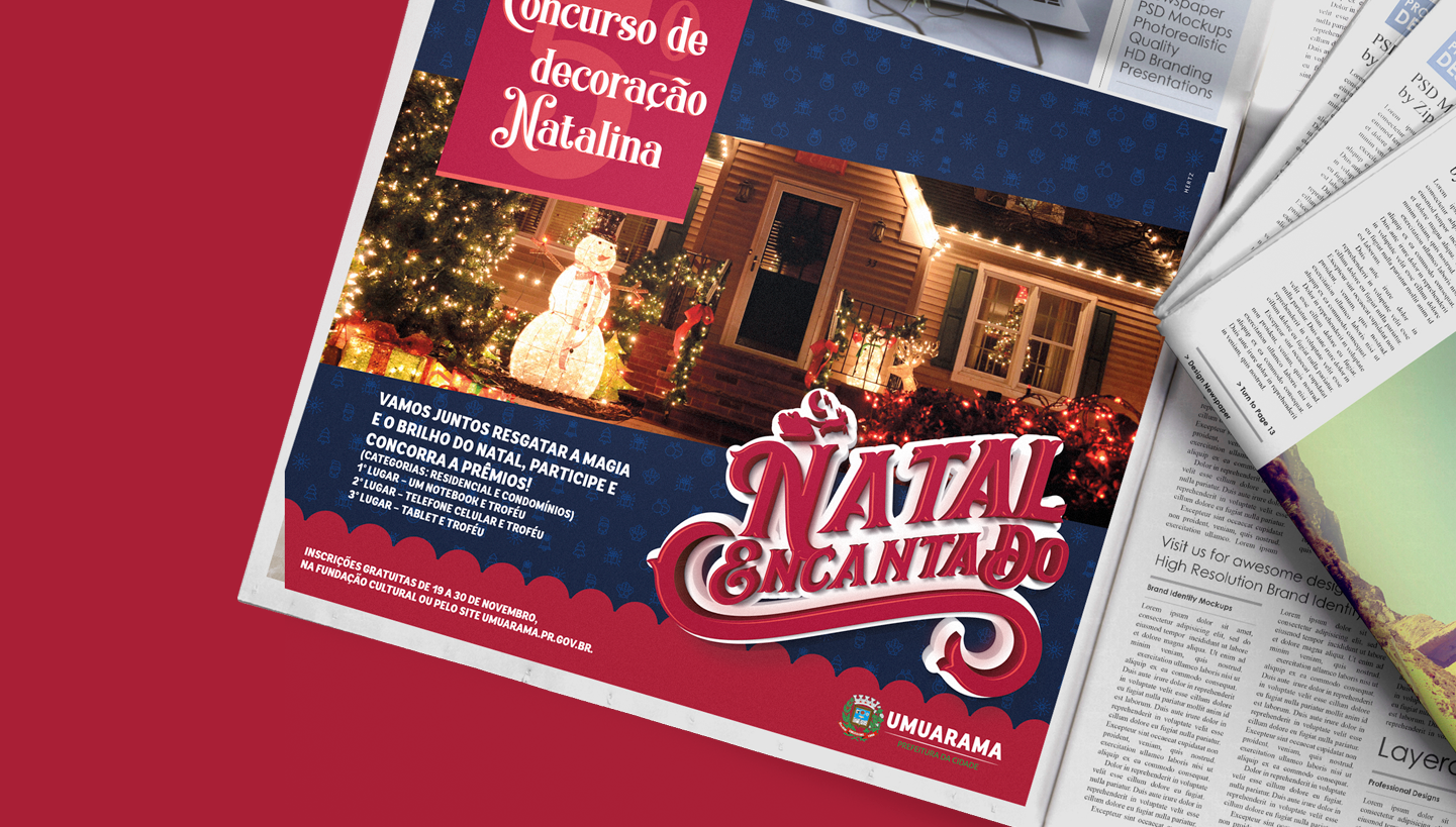 Anuncio de Jornal Natal Encantando Umuarama